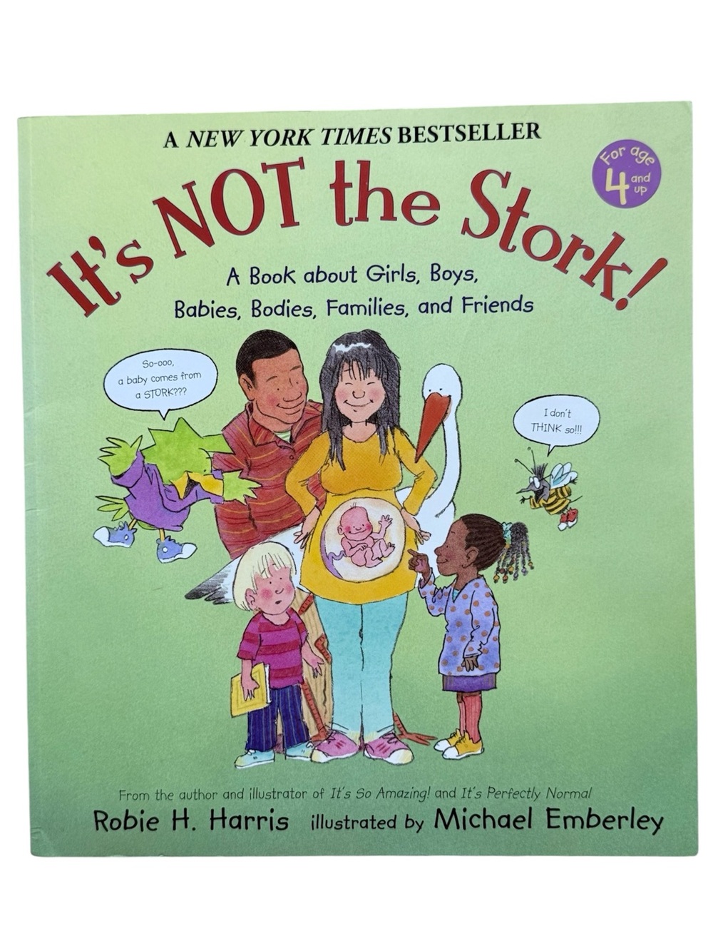 It's NOT the Stork! Children's Book by Robie H. Harris